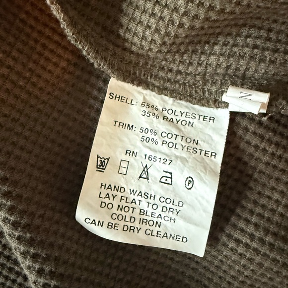 Chic Brown Waffle Knit Shacket - Picture 6 of 6